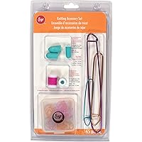 Boye Point Protector, Holder, Tally, and Split-Lock Stitch Marker Knitting Accessories Set, 3