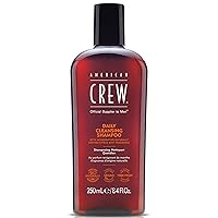 American Crew Shampoo for Men, Daily Cleanser, Naturally Derived, Vegan Formula, Citrus Mint Fragrance, 8.4 Fl Oz