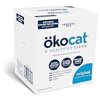 ökocat Litter Original Low-Dust Natural Clumping Wood with Odor Control 16.6 lbs, Large