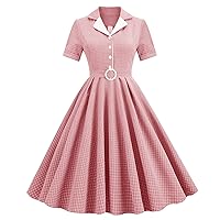Spring Dresses for Women 2024 Long, Holiday Cocktail Dress Suit Elastic and Slim Dress with Large Swing Midlen