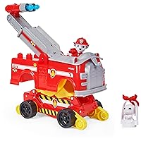 Paw Patrol, Marshall Rise and Rescue Transforming Toy Car with Action Figures and Accessories, Kids Toys for Ages 3 and up