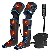 CINCOM Leg Massager with Heat and Compression, Full Leg Massager for Circulation and Pain Relief with 3 Heats 3 Modes 3 Intensities Gift for Mom Dad - FSA HSA Eligible