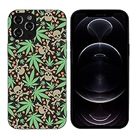 Skull Weed Protective Phone Case Ultra Slim Case Shockproof Phone Cover Shell Compatible for iPhone 12Pro Max