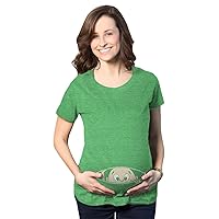Maternity Baby Peeking T Shirt Funny Pregnancy Tee for Expecting Mothers