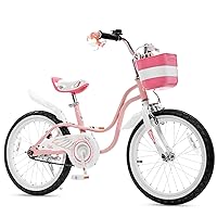 Royalbaby Princess Girls Kids Bike 12 14 16 18 20 Inch Children Bicycle with Basket for Age 3-12 Years