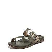 Vionic Women's Rest Morgan Toe-Loop Sandal- Supportive Adjustable Strappy Sandals That Includes an Orthotic Insole and Cushioned Outsole for Arch Support, Medium Fit, Sizes 5-12