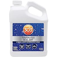 303 Products Touchless Sealant - SiO2 Technology - Water Activated Paint and Glass Protection - Spray On, Rinse Off, Refill for Trigger Spray Bottle,1 Gallon (30399)