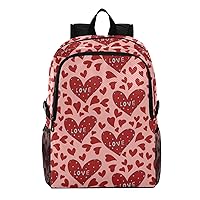 ALAZA Hearts Valentines Day Packable Hiking Outdoor Sports Backpack