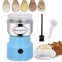 Moongiantgo Coffee Grinder Electric, Mini Spice Grinder, 200W 10s Fast Grinding, Dry Grain Mill for Spices Seeds Rice Beans Seasonings