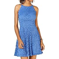 A. Byer womens Lace Fit and Flare Dress