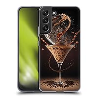 Head Case Designs Officially Licensed Spacescapes Contemporary, Espresso Martini Cocktails Soft Gel Case Compatible with Samsung Galaxy S22+ 5G
