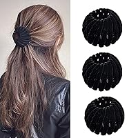 3PCS Hair Accessories For Women,Bird Nest Magic Hair Clip,Hair Bun Accessories For Women,Hair Bun Clip