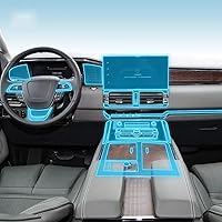 Car Interior Center Console Transparent TPU Protective Film Anti-Scratch Repair Film Accessories,for Lincoln Navigator 2018-2023