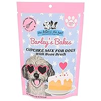 Barley's Bakes Birthday Cupcake Mix for Dogs, Bone Broth Flavor, 7.5 Ounce, Wheat Free, Gluten Free, Real Food Ingredients, Made in the USA by The Bear & The Rat