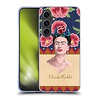 Head Case Designs Officially Licensed Frida Kahlo Red Portrait Soft Gel Case Compatible with Samsung Galaxy S24+ 5G
