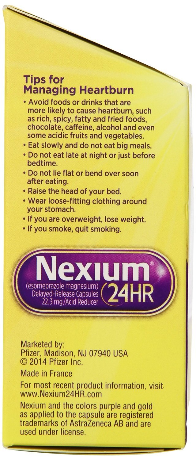 Nexium 24HR Capsules, 126 Count Pack (1w64ws)