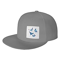 Sea Animals Stingrays Print Adjustable Classic Baseball Cap Adult Sports Cap,Outdoor Activities, Fit Men,Women