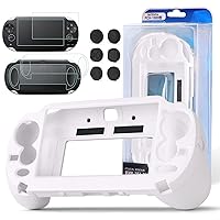 L2 R2 Trigger Hand Grip Shell Controller Protective Case for Sony Playstation PS Vita 1000 White by COLOR TREE