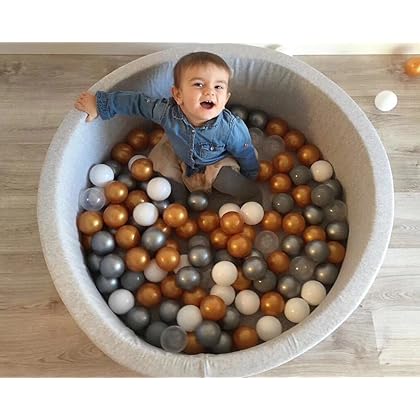 LANGXUN Pit Ball Kiddie Dry Pools, Kids Ball Pit Playpen for Baby Kids Children, Ball Pits Accessories, Baby Toddler Ball Pit, Indoor Playpen, Birthday for Baby Toddler Kids