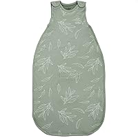 Woolino Merino Wool Ultimate Baby Sleep Sack - 4 Season Baby Wearable Blanket - Two-Way Zipper Adjustable Sleeping Bag for Babies and Toddlers - Universal Size (2-24 Months) - Sage