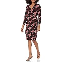 Anne Klein Women's Printed Classic Wrap Dress