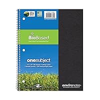 Roaring Spring Environotes College Ruled 1 Subject Recycled Spiral Notebook, Assorted Earthtone Covers,11