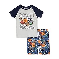 Baby Boys' 2-Piece Sports Pajamas Set Outfit - navy/multi, 24 months