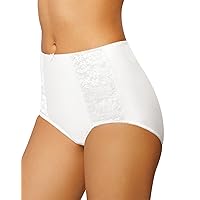 Bali Double Support, Women's Cool Comfort Underwear, Full Coverage Brief Panty
