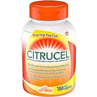 Citrucel Fiber Therapy Caplets for Irregularity, Easy to Swallow Methylcellulose , 180 Count