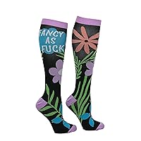 Crazy Dog T-Shirts Cute and Funny Compression Socks For Women And Men Sarcastic Unisex Socks with Funny Sayings