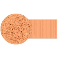 Peach Crepe Paper Roll - 81' - Premium Quality, Shrink Wrapped - Perfect for Crafts, Decorations & Events