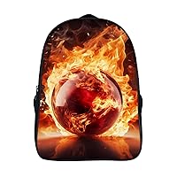 Fireball 16 Inch Backpack Adjustable Strap Daypack Laptop Double Shoulder Bag for Hiking Travel