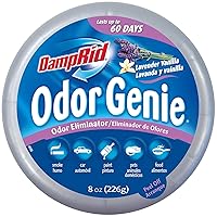 DampRid FG69LV Odor Genie Odor Eliminator Lavender Vanilla 8 Oz (Pack of 2)