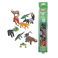 Wild Republic Rainforest Nature Tube, Toy Figures, Kids Gifts, Educational Toys for Kids, 12 Piece Set