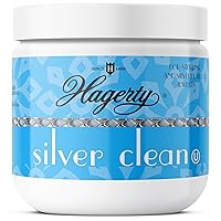 Silver Cleaner and Tarnish Remover for Silver Jewelry, Dipping Basket Included - Great for Sterling Silver and Silver Plate, Kosher Certified, Made in The USA, 7oz