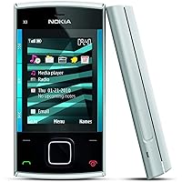 Nokia X3 Slider GSM Quad-Band Unlocked Cell Phone with 3.5 MP Camera and 2 GB SD Slot Memory -- U.S. Version with Warranty (Blue)