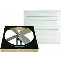 CX302DDWT Direct Drive 2-Speed Whole House Attic Fan with Shutter, 30 Inch