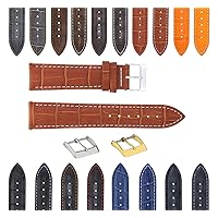 17-24mm Genuine Leather Watch Strap Band Compatible with Cartier Tank