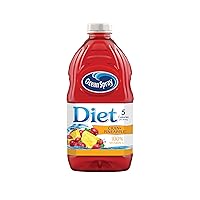 Diet Juice Drink, Cran-Pineapple, 64 Ounce Bottle