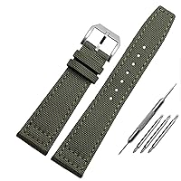 RAYESS Nylon Watch Band For IWC Portuguese Pilot Series 20mm 21mm 22mm Wristwatches Band Canvas Bracelet Black Blue Green Watch Strap