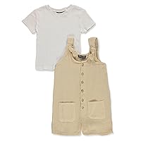 Girls' 2-Piece Romper Set Outfit