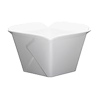 Fortessa Fortaluxe Food Truck Chic Large Take Out Box, 6 x3.5-Inch, Set of 4
