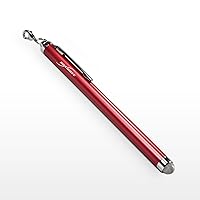 BoxWave iPad Stylus Pen, [EverTouch Capacitive Stylus] Fiber Tip Capacitive Stylus Pen for Apple iPad - Crimson Red