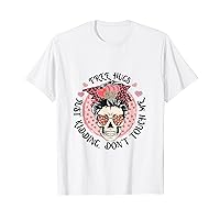 Valentine Day Skeleton Free Hugs Just Kidding Don't Touch Me T-Shirt