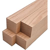 Red Oak Lumber Square Turning Blanks (4pc) (2