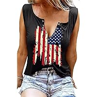 AIMITAG We The People 1776 Tank Top 4th of July Patriotic Shirts Vest for Women American Flag Sleeveless Summer Tank Tees