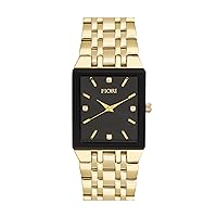 Men's Gold with Black dial Watch - 3866, Gold, Modern