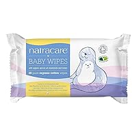 NATRACARE Wipe Organic Cotton Baby, 50 ct