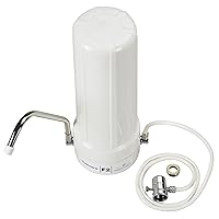Home Master TMJRF2 Jr F2 Multi-Stage Countertop Water Filter System, 500 gallon Replaceable, Filters Fluoride Chlorine Chemicals Pesticides and more up to 93%