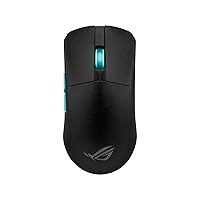 ROG Harpe Gaming Wireless Mouse, Ace Aim Lab Edition, 54g Ultra-Lightweight, 36,000 DPI Sensor, 5 Programmable Buttons, Tri-Mode Connectivity (2.4GHz RF, Bluetooth, Wired), SpeedNova, Black